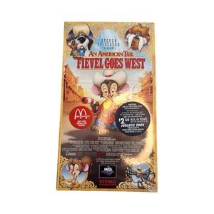 An American Tail Fievel Goes West VHS 1991 McDonald's Promo Sealed New MCA Home